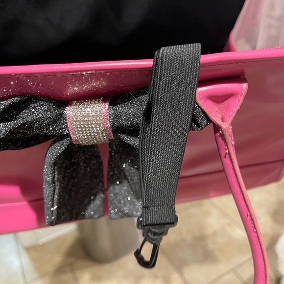 Outward hound pet carrier puppy purse bag pink sparkly bling bow - Picture 8 of 15